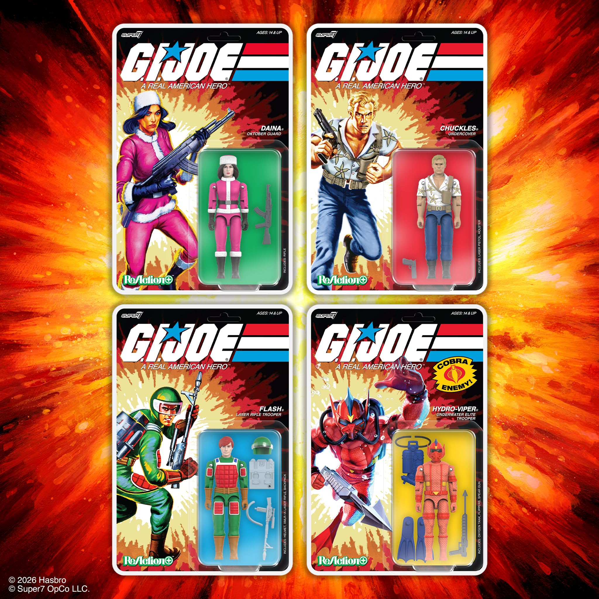 Super7 G.I. Joe Reaction+ Wave 07 - Daina (Cartoon) Action Figure